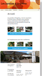 Mobile Screenshot of jardins-orgeres.com